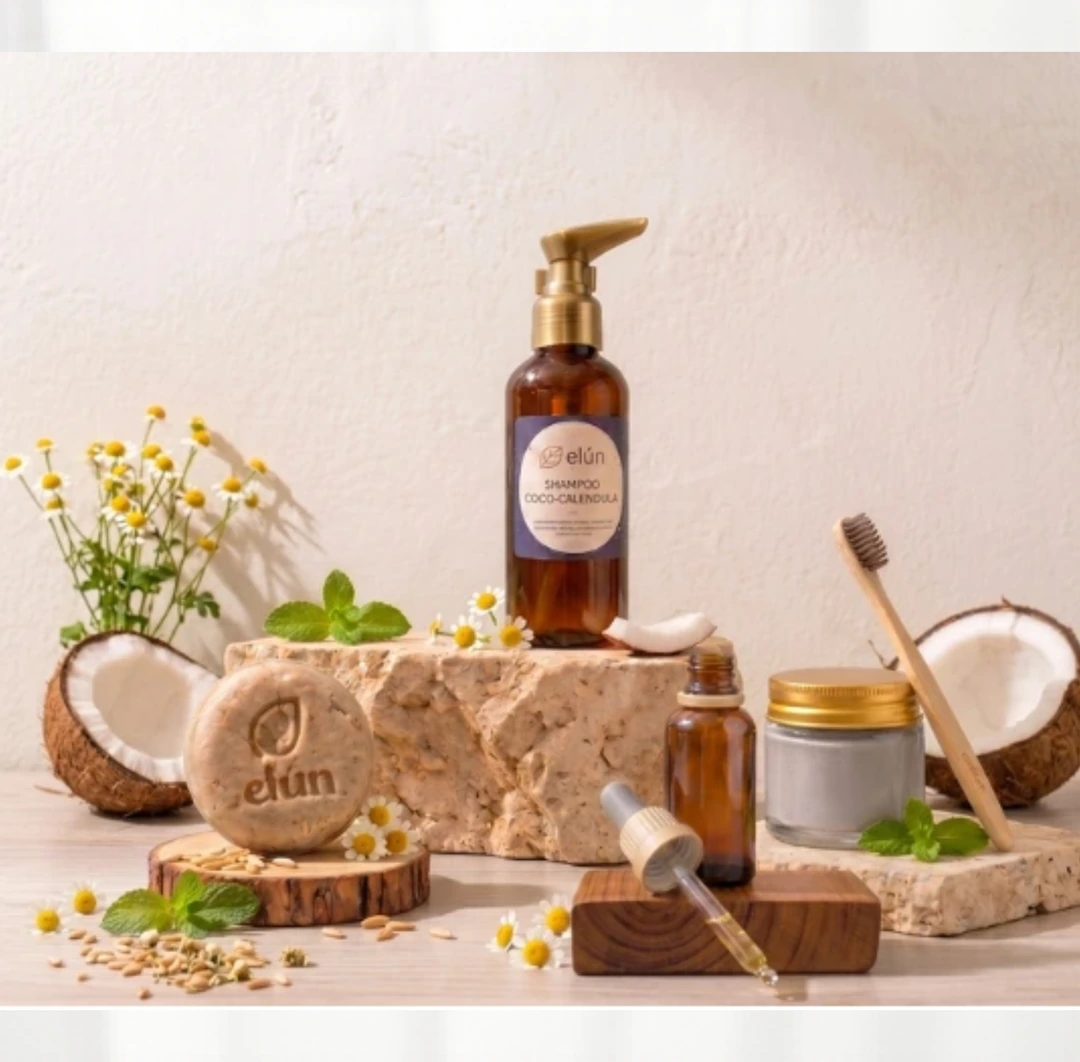 Pack de regalo Elún con shampoo, sólido y aceite