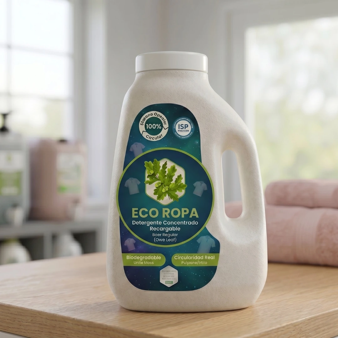 Detergente concentrado recargable